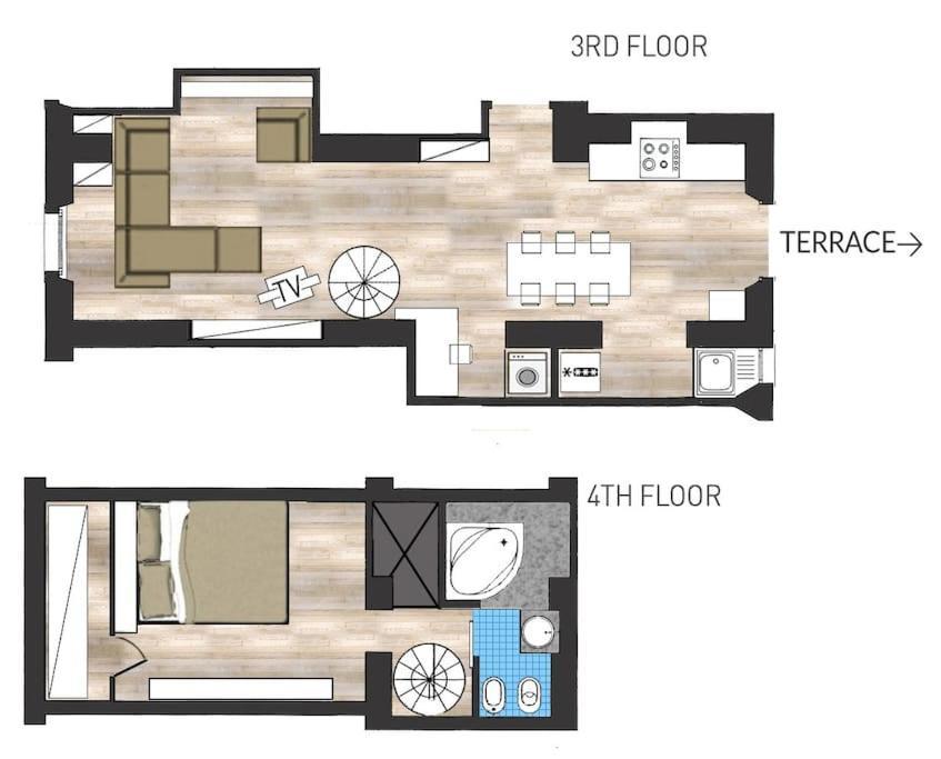 밀라노 Design&Terrazzo A 5 Min Dal Centro - Laura'S House 아파트 외부 사진