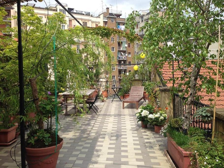 밀라노 Design&Terrazzo A 5 Min Dal Centro - Laura'S House 아파트 외부 사진